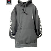 CHROME HEARTS SWTSHRT HD VERTICAL LOGO プルオーバーパーカー XL 黒