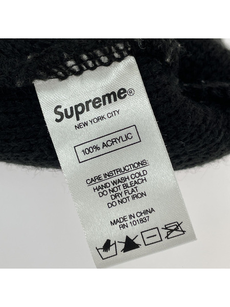 Supreme Basket Weave Beanie　黒