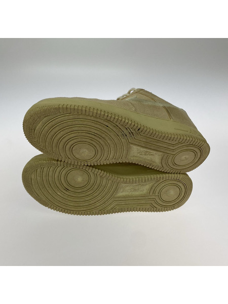 NIKE スニーカー Stussy AIR FORCE 1 FOSSIL STONE 27.0cm