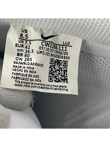 NIKE スニーカー CW2288-111/AIR FORCE1/白/26.5