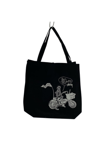STUSSY ソノ他バッグ トートバッグ/BLK[値下]