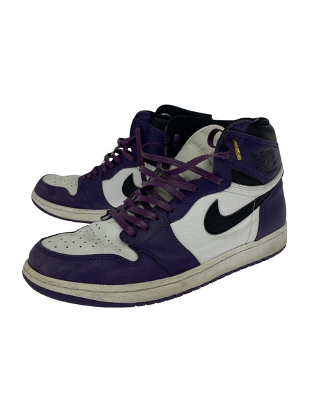 NIKE AIR JORDAN 1 RETRO HIGT OG 55088-500 紫 (28.5)