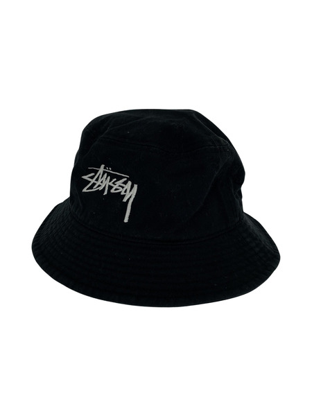 STUSSY バケットハット ブラック[値下]