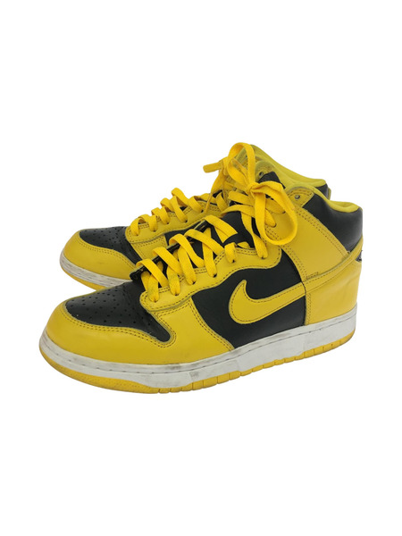 NIKE CZ8149-002 Dunk High Varsity Maize (26) 黄/黒[値下]