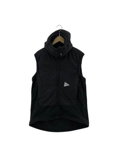 and wander top fleece vest 黒 (4)