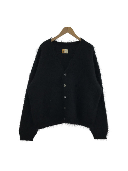 SAINT MICHAEL 23AW CARDIGAN MOHAIR モヘアカーディガン M 黒