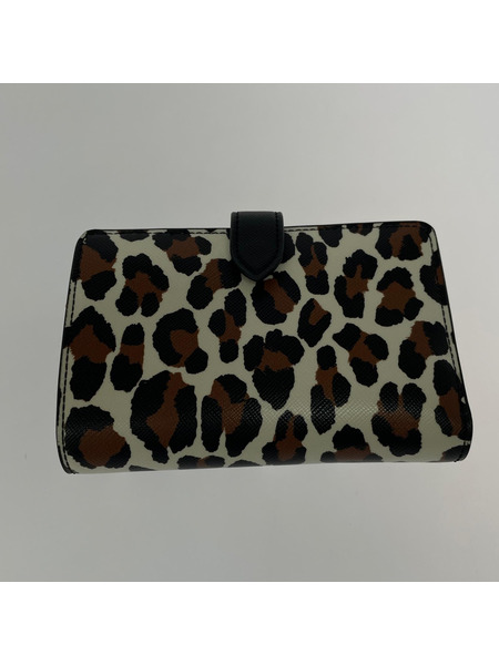 kate spade new york コンパクトウォレット レオパード