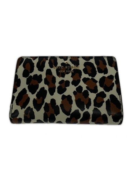 kate spade new york コンパクトウォレット レオパード