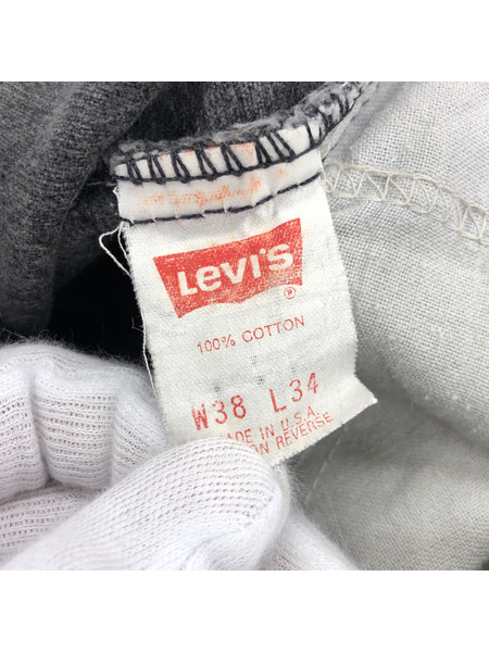 Levi's 550 90s USA製 先染メブラックデニムパンツ