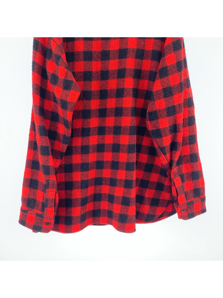 WOOLRICH 長袖シャツ チェック 赤黒 XXL