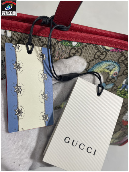 トートバッグ GUCCI×ヒグチユウコ チルドレンズ GGスプリーム トートバッグ[値下]