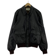 L.L.Bean レザージャケット A-2 レザーフライトジャケット 46