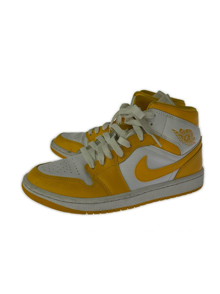 NIKE スニーカー air jordan 1 イエロー 25cm