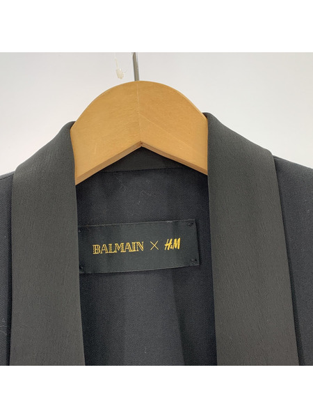 BALMAIN ジレ・ベスト × H&M ジレ 4 ブラック[値下]