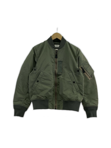 HYKE ジャケット MA-1/グリーン