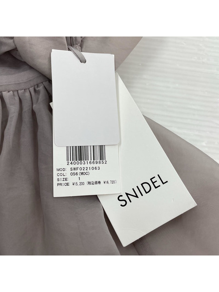snidel 22SS パフスリーブボリュームワンピース[値下]