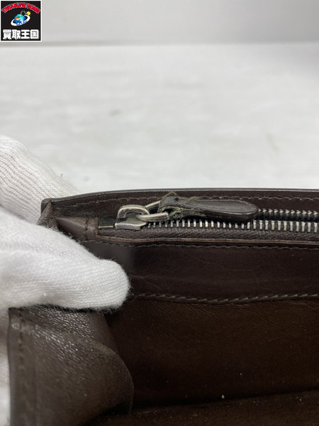 長財布 Bottega Veneta イントレチャート 長財布 茶 156819