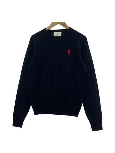 AMI paris L/S ウールニット 黒