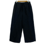 DIGAWEL リネンワイドパンツ 黒 (1)