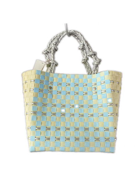 MARNI トートバッグ ブレードハンドル バスケットバッグ/ブルー