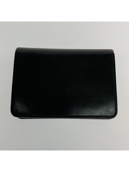 forme short wallet コードバン ショートウォレット 黒 フォルメ[値下]