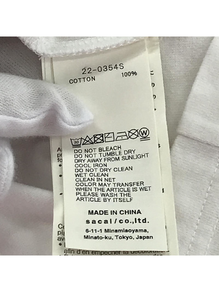 Sacai/S/S/カットソー/22SS/2
