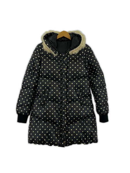 franche lippee ダウンジャケット リバーシブルダウンコート ドット