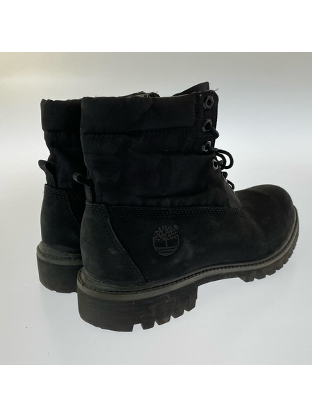 Timberland ブーツ オールブラック 迷彩