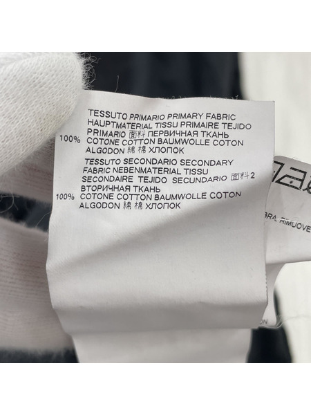 MAISON MARGIELA 19SS プリントノースリーブカットソー 46 ブラック