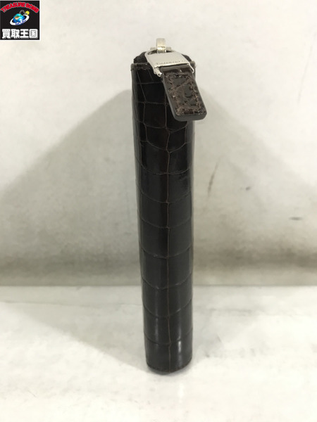 Tiffany＆Co.　クロコダイルレザー ラウンドファスナーウォレット