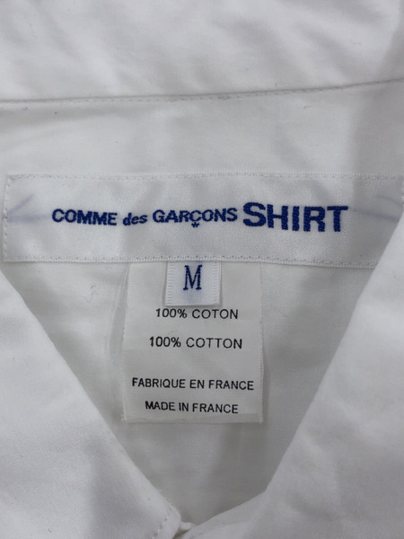 COMME des GARCONS 半袖シャツ M ホワイト[値下]