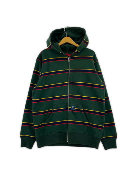 Supreme パーカー（ジップアップ） L ボーダー