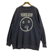 LAD MUSICIAN 17SS NIHILISM ビッグポケットスウェット ネイビー