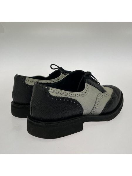 Tricker's × ジュンヤ ウイングチップ 黒×白(8.5)