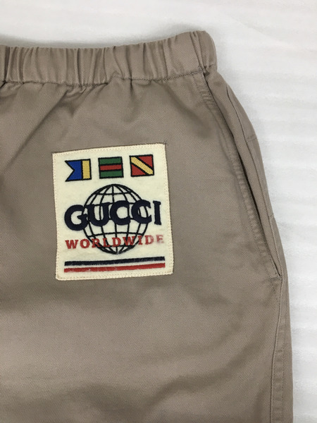 GUCCI　メンズラグ衣料 Nautical Logo Trousers (50) ベージュ