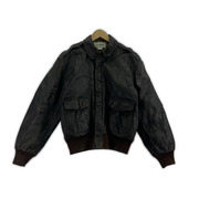 L.L.Bean レザージャケット A-2ジャケット USA製 scovillジッパー