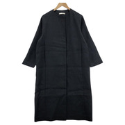 evam eva linen alpaca coar ブラッ