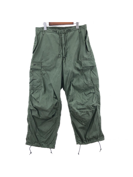 WTAPS 2023SS MILT0001 TROUSERS NYCO. OXFORD OLIVE SIZE:03