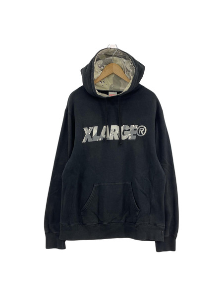 XLARGE POパーカー　黒　L