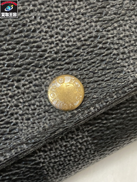 キーケース・キーリング ミュルティクレ6　ダミエ　黒