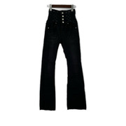 EMODA デニム・ジーンズ Wレースアップハイウエストフレアパギンス