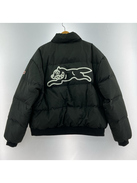 ICECREAM 虎柄 リバーシブルダウンジャケット L ブラック