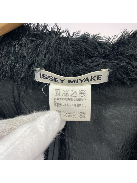 ISSEY MIYAKE フリンジシングルジャケット 黒 SIZE 2