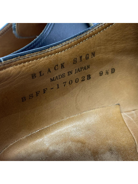 BLACK SIGN BSFF-17002B Navy Last Dress Oxford Shoes サービスシューズ 9 1/2