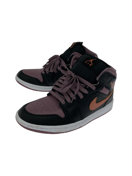 NIKE AIR JORDAN 1 MID SE BLACK/SKY J ORANGE-SKY　25.5[値下]