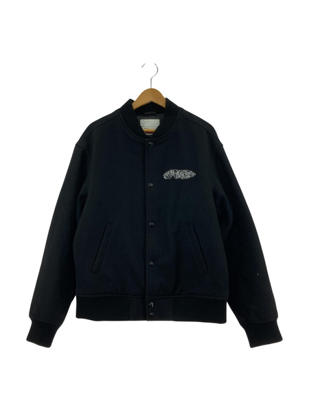 Supreme 19AW delta logo varsity jacket BLK M