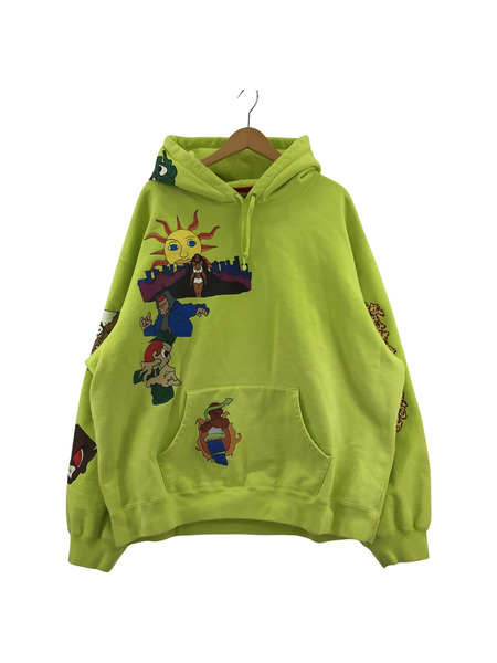 Supreme/23AW/Sunrise Hooded Sweatshirt/XXL/YWL