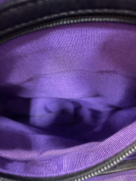 muta 8 スパンコール レザーハンドバッグ ブラック