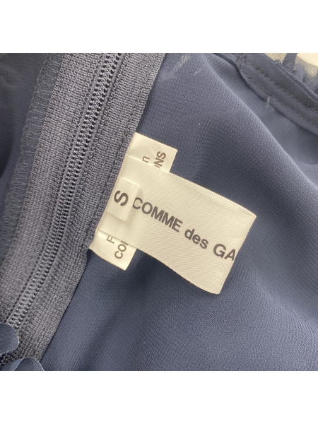 COMME des GARCONS GIRL/シースルーワンピース/S/ネイビー[値下]