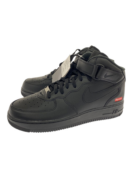 Supreme×Nike Air Force 1 Mid Black FW24 (28.0)